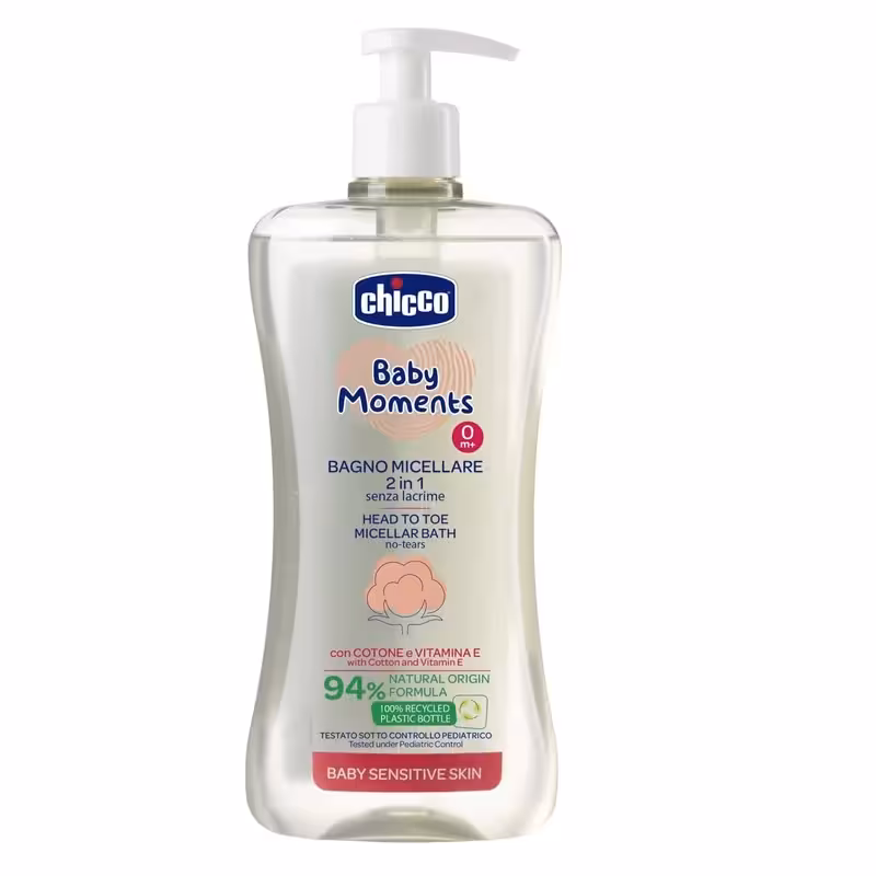 شامپو سرو بدن میسلار چیکو 500 میل chicco