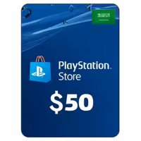 گیفت کارت PlayStation Store Gift Card 50 GBP – Pounds