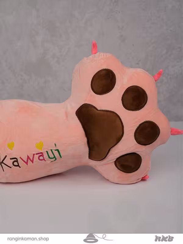عروسک پتودار طرح پنجه گربه Blanket doll with cat's paw design