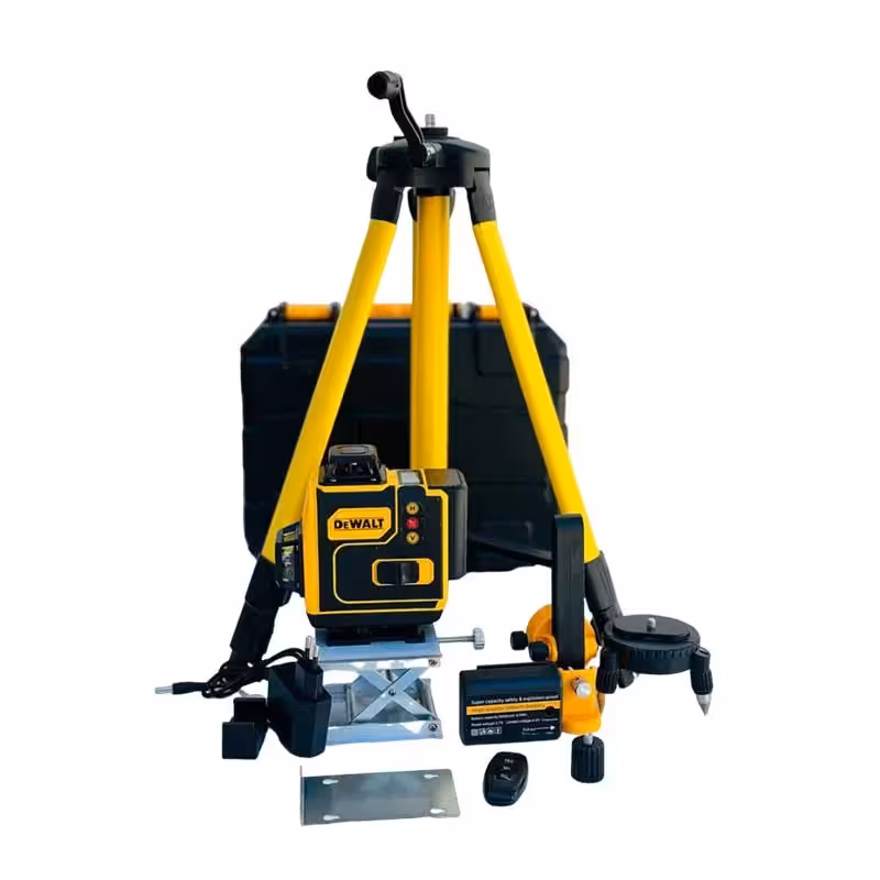 تراز لیزری 4 بعدی دیوالت دیجیتالی با پایه بلند