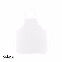 پیشبند گردنی پارچه ای سفید تک فرم