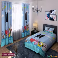 ست اتاق خواب طرح BTS کد BD1593