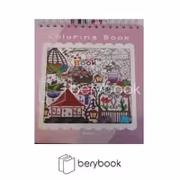 abrang / آبرنگ / دفتر رنگ آمیزی 30 برگ / 14*19 / بزرگسال / رنگ یاسی / a060-01