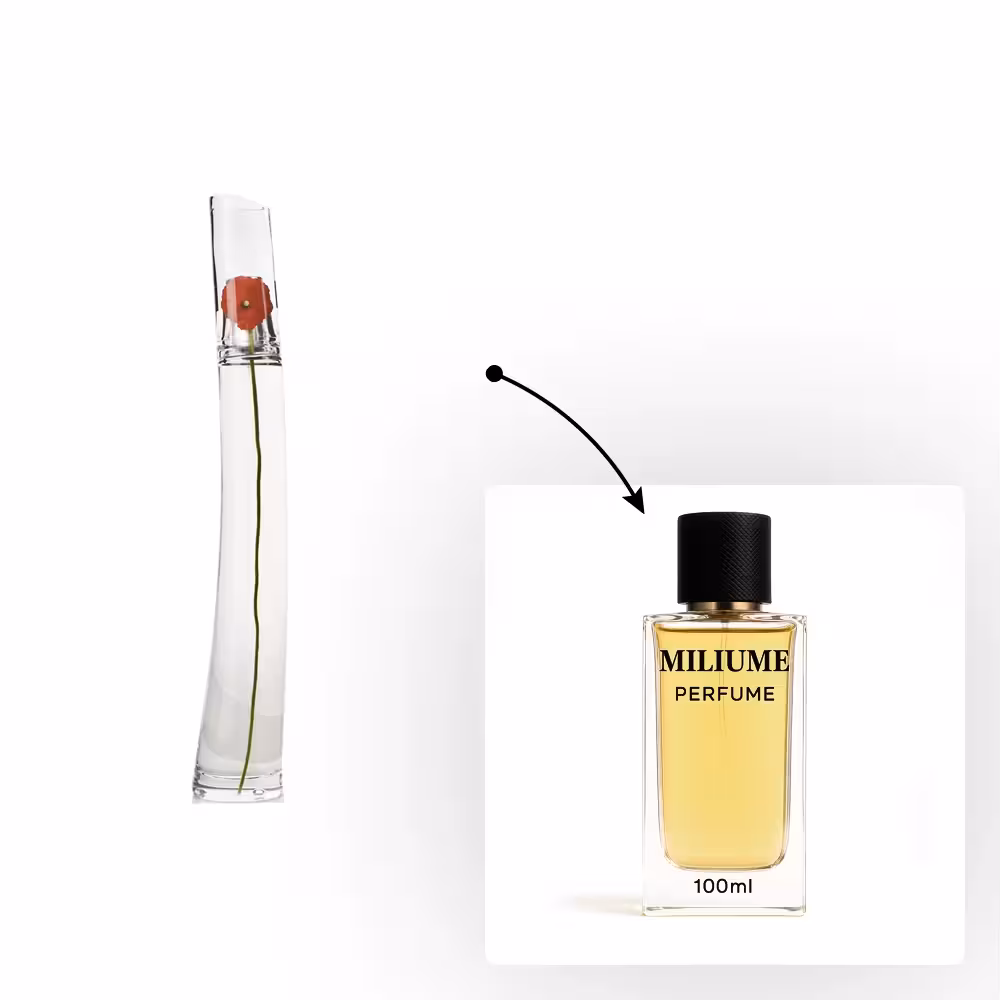 اسانس عطر kenzo Flower برند gemini - کد 2044 - کنزو فلاور 100ML - میلیوم پرفیوم
