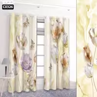 پرده تصویری طرح گلارین برند پرنا