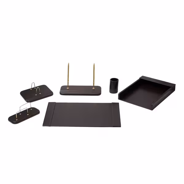 ست رومیزی چرمی کارمندی 6 تکه کد 121 قائم