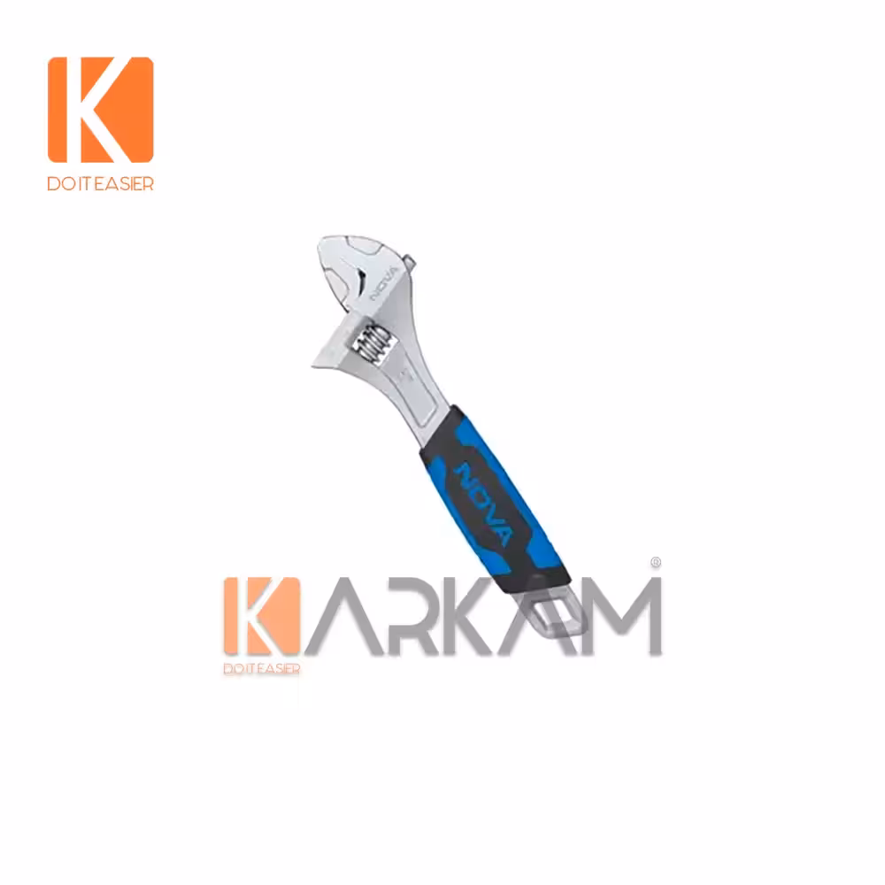 آچار فرانسه روکشدار 10 اینچ 3053 نوا