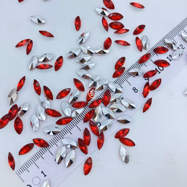 مارکیز پلاستیکی 5 در 10 ( قرمز ) 100 عددی