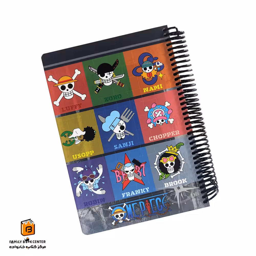 دفتر خط دار 100 برگ طرح وان پیس لانگو (Lango)