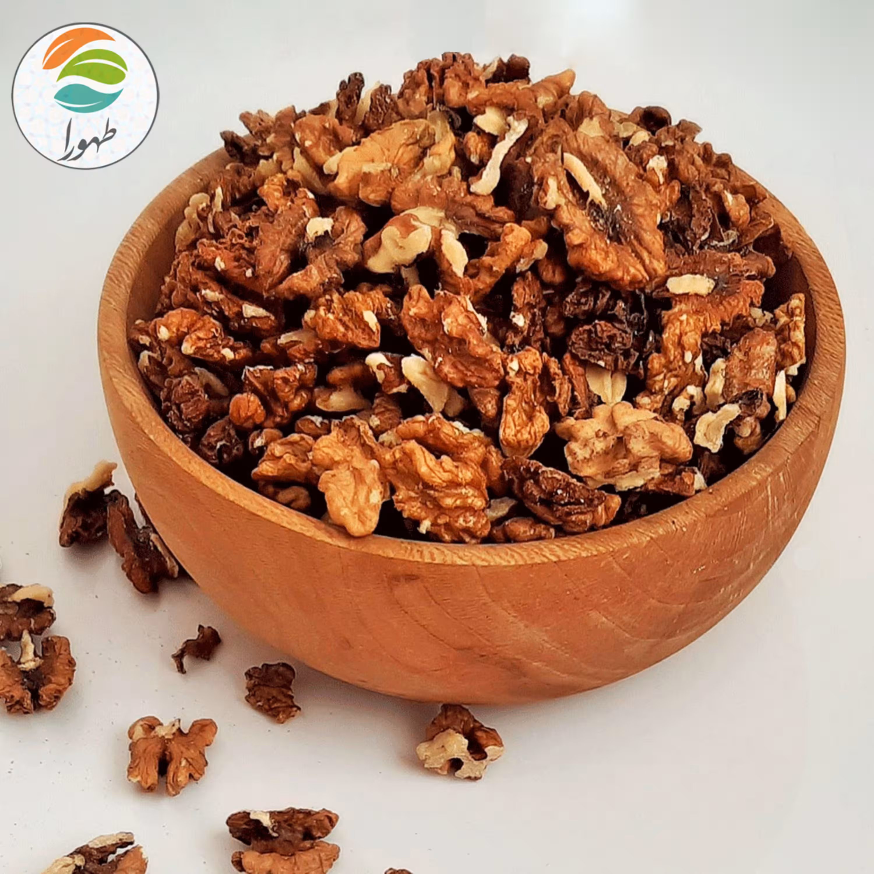 مغز گردو فسنجانی (نیم کیلویی) باکیفیت و قیمت استثنایی طهورا