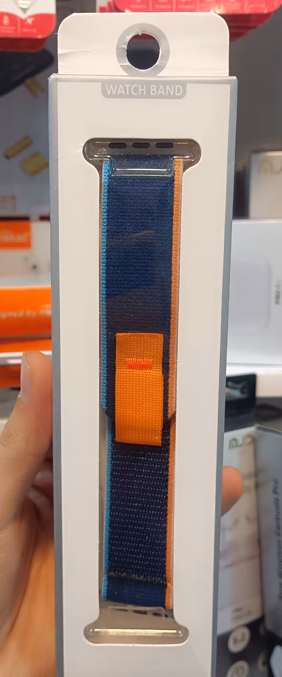 بند ساعت هوشمند مدل Watch band آبی پر رنگ
