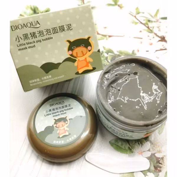 ماسک حبابی کربن و اکسیژن بیوآکوا BIOAQUA Bubble Mask Mud