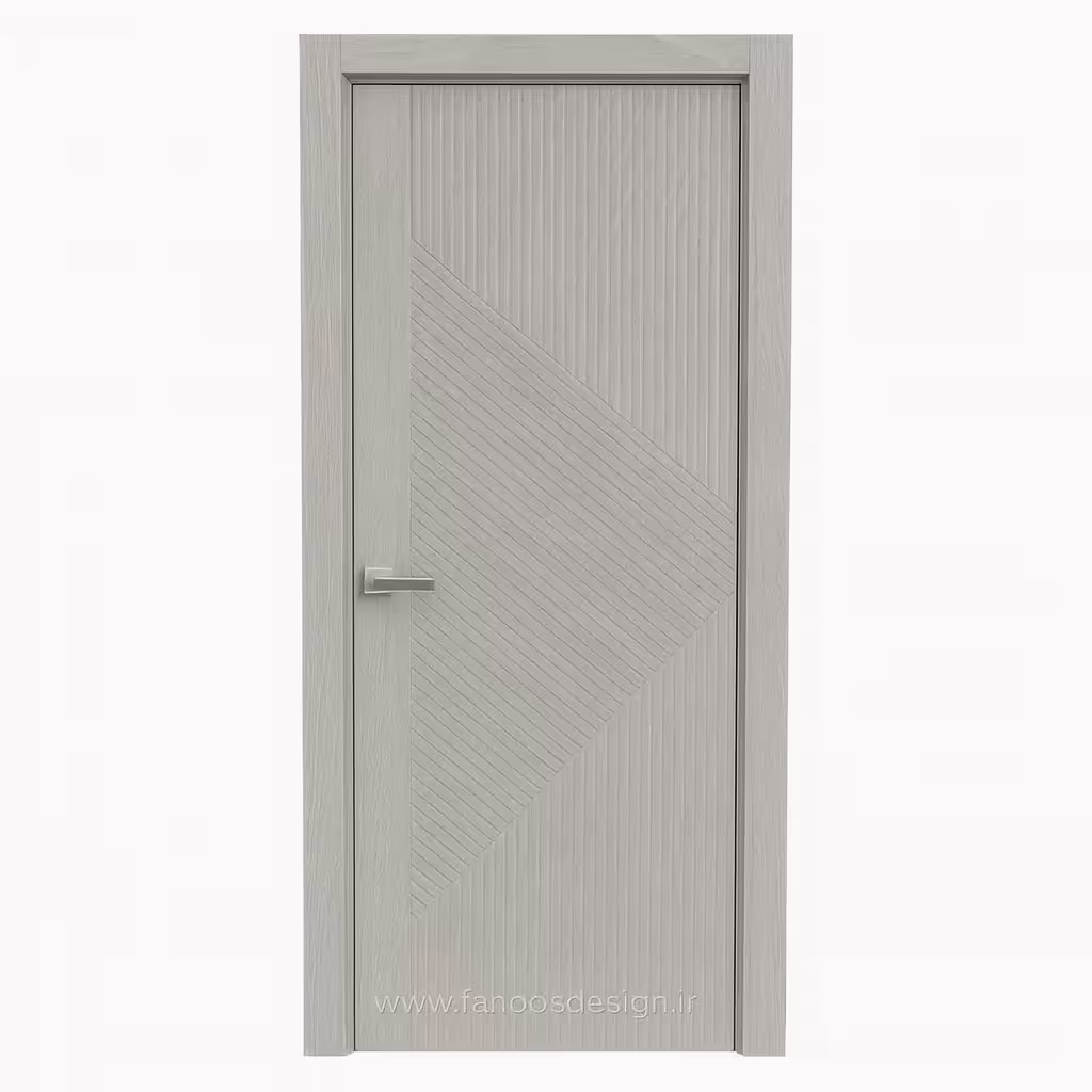 درب مدرن سه‌بعدی با طراحی هندسی و بافت هندسی کد 30333