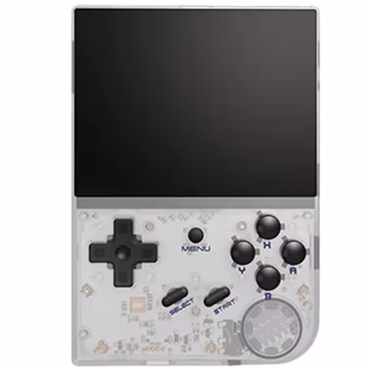 Abernic RG35XX Handheld Console – Transparent White