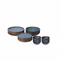 سرویس غذاخوری روستیک 24 پارچه ایکیا مدل GLADELIG