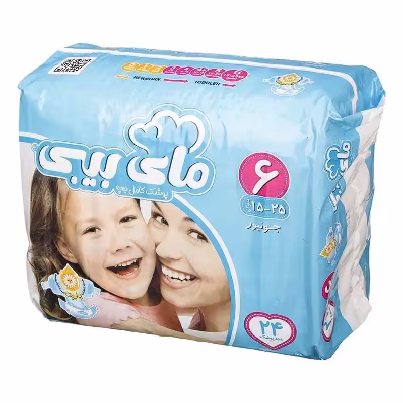 پوشک مای بیبی 24 عددی سایز 6 My Baby