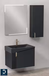 روشویی کابینتی لوکس کابین مدل 627A سفید