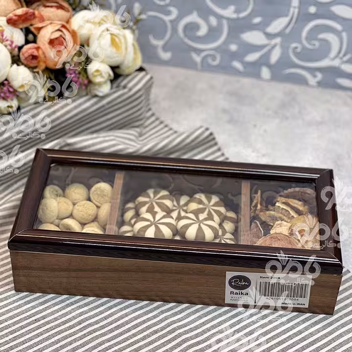 تیبگ چوبی 3خانه مستطیل 14*32