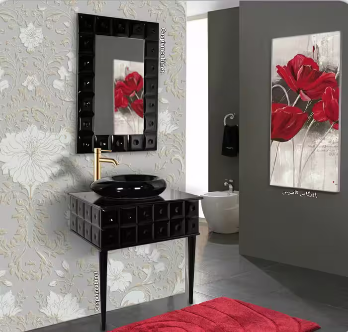 روشویی کابینت دار هلیدا75سانت