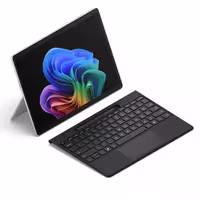 تبلت 13 اینچی مایکروسافت، مدل Surface Pro 11 - Ultra 7، با ظرفیت 512 گیگابایت و رم 16 گیگابایت، به همراه کیبورد Surface Pro Copilot و قلم Slim Pen 2
