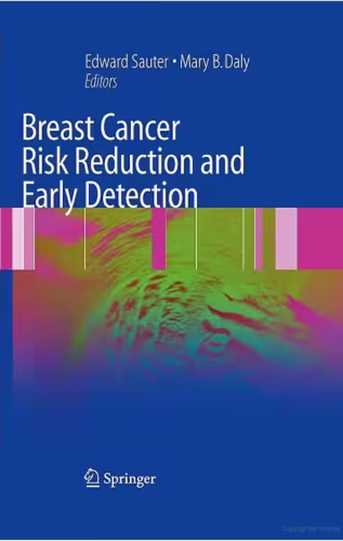 خرید و دانلود نسخه کامل کتاب Breast Cancer Risk Reduction and Early Detection