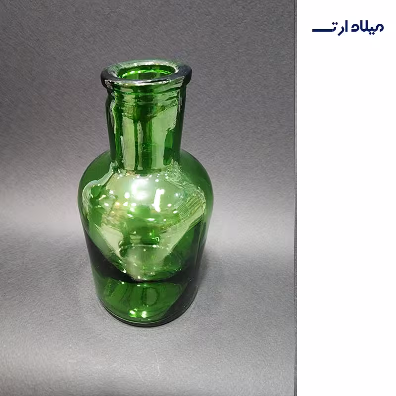 گلدان سبز قطر 7 ارتفاع14