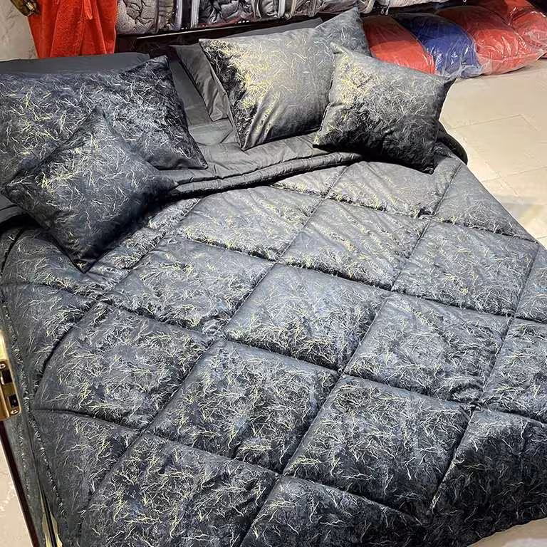 روتختی مخمل طلاکوب 8تکه