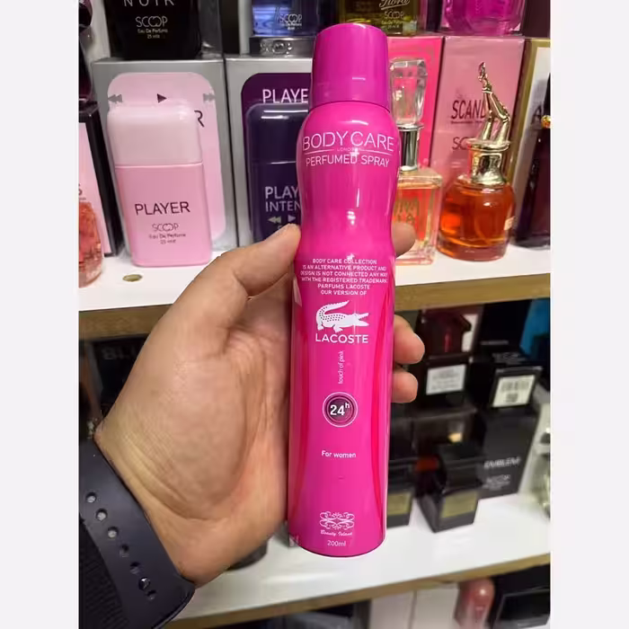اسپری بدن لاگوست بادی کرBody Care Lacosteحجم 200میل | amazonchi