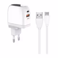 شارژر دیواری کینگ استار مدل KW215PD توان 30 وات