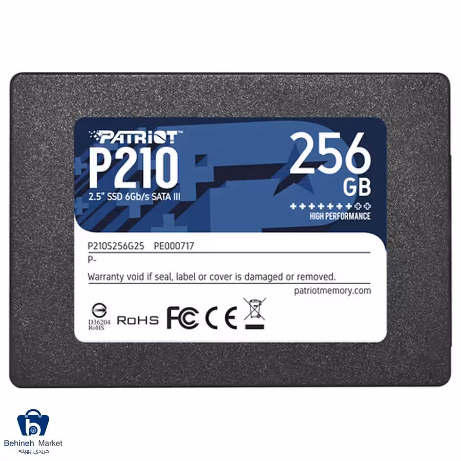 اس اس دی اینترنال پاتریوت مدل P210 ظرفیت 256 گیگابایت