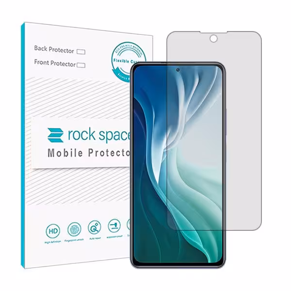 گلس شیائومی Mi 11i مدل نانو هیدروژل شفاف برند راک اسپیس کد 13389S