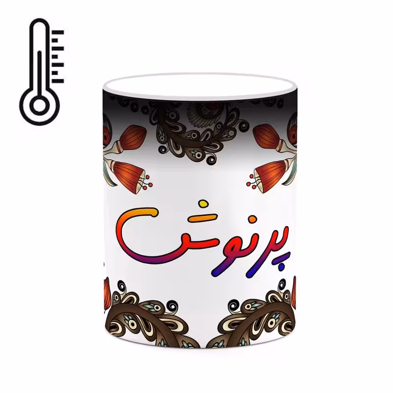 ماگ حرارتی   اسم پرنوش  سنتی گل و بته کد mgh44395