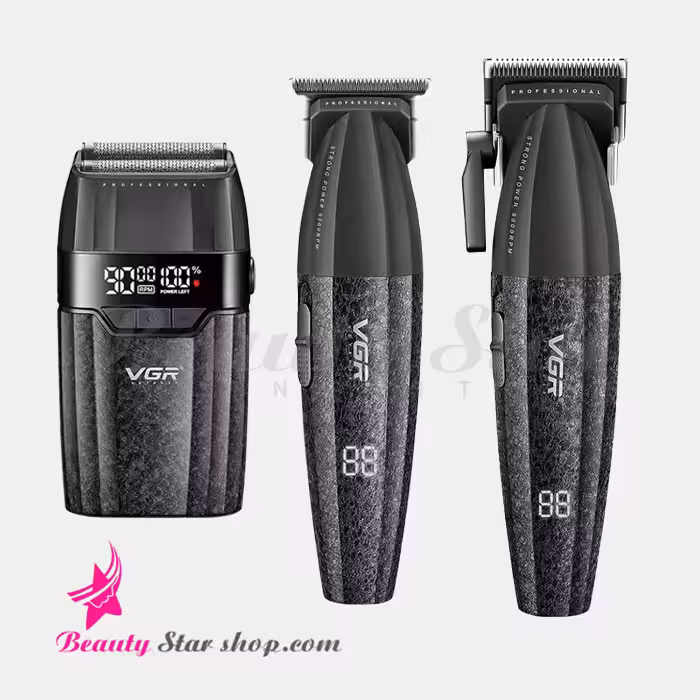 ست ماشین اصلاح کلیپر و تریمر و شیور وی جی آر مدل V-640