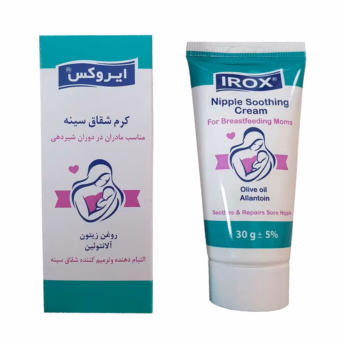 کرم شقاق سینه حاوی روغن زیتون ایروکس – Irox