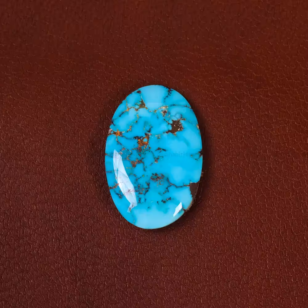 نگین فیروزه شجری کد 29518 - جواهری مشاهیر