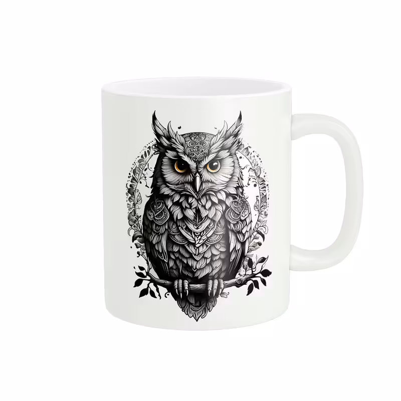 ماگ طرح جغد کد 333