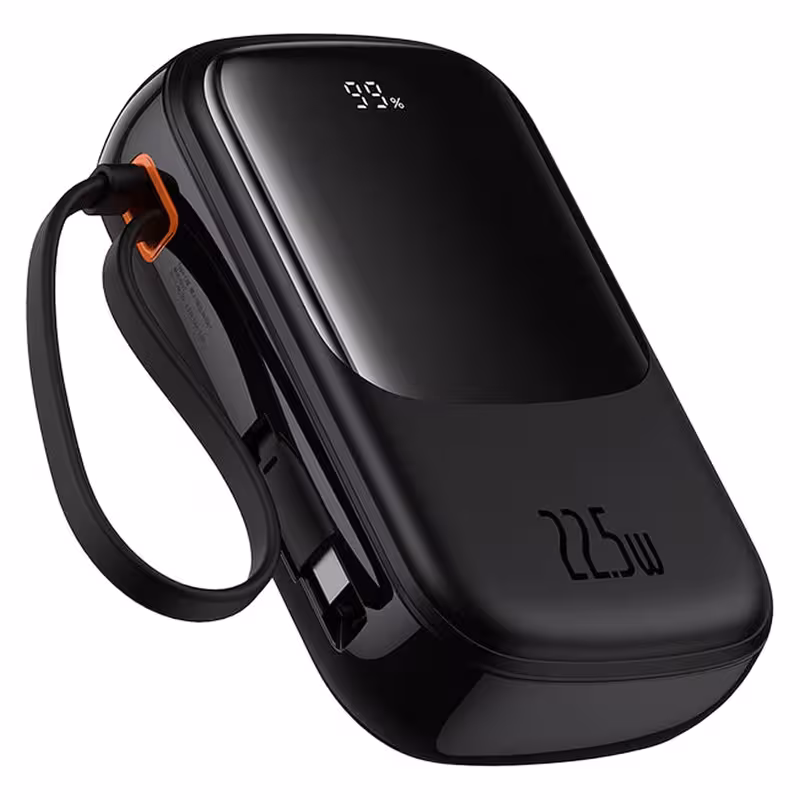 پاوربانک باسئوس مدل QPOW PRO   DIGITAL DISPLAY  ظرفیت 20000 میلی آمپر ساعت | کالا مکس