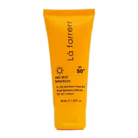 کرم ضد آفتاب و ضد لک بی رنگ 40میلی لیتر(spf50) لافارر La farrerr