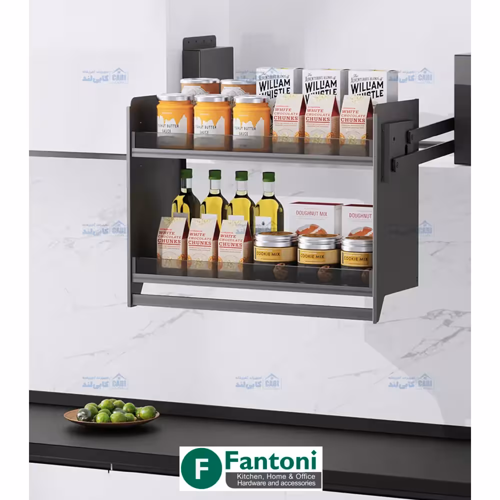 سبد آگیلیس برقی هوایی با جک آسانسوری کریستال عرض 900mm فانتونی G361