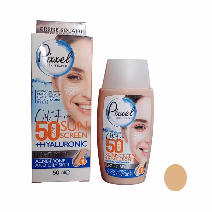 کرم ضدافتاب رنگی پیکسل پوست چرب-بژروشن(ک)