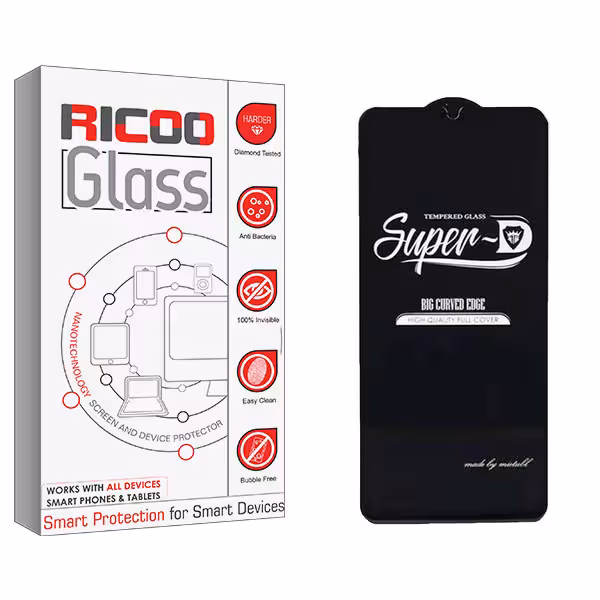 محافظ صفحه نمایش ریکو مدل RiC2 SuperD مناسب برای گوشی موبایل سامسونگ Galaxy A31 / A32 4G / A22 4G