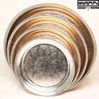 مجمع مسی طرح دار سایز 8 قطر 44 مدل فرشاد