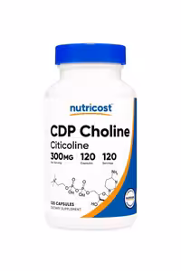 کپسول گیاهی CDP Choline (سیتیکولین) Nutricost - بسته 120 عددی