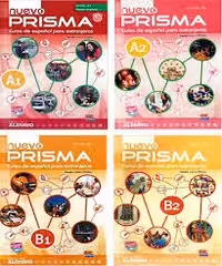 مجموعه 4 جلدی کتاب آموزش زبان اسپانیایی Nuevo Prisma انتشارات Edi numen