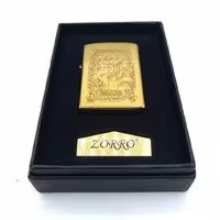 فندک بنزینی زورو طلایی طرح دختر کد d1310