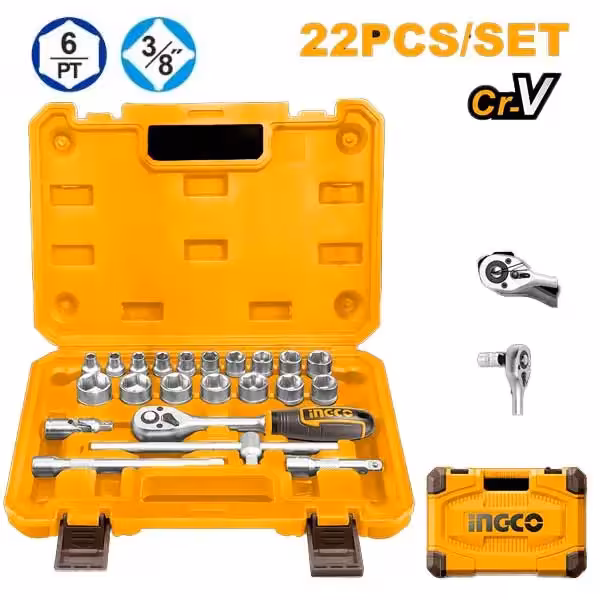 ارسال فوری   امکان خرید حضوری   جعبه بکس 22 پارچه 3.8 اینچ اینکو کد HKTS38221