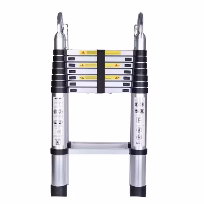 نردبان 18 پله تلسکوپی مدل دو طرفه