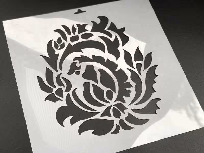 شابلون مینی داماسک کد 1594