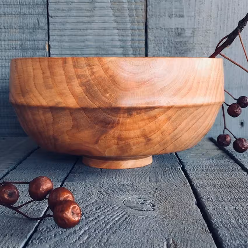 کاسه چوبی کد 376