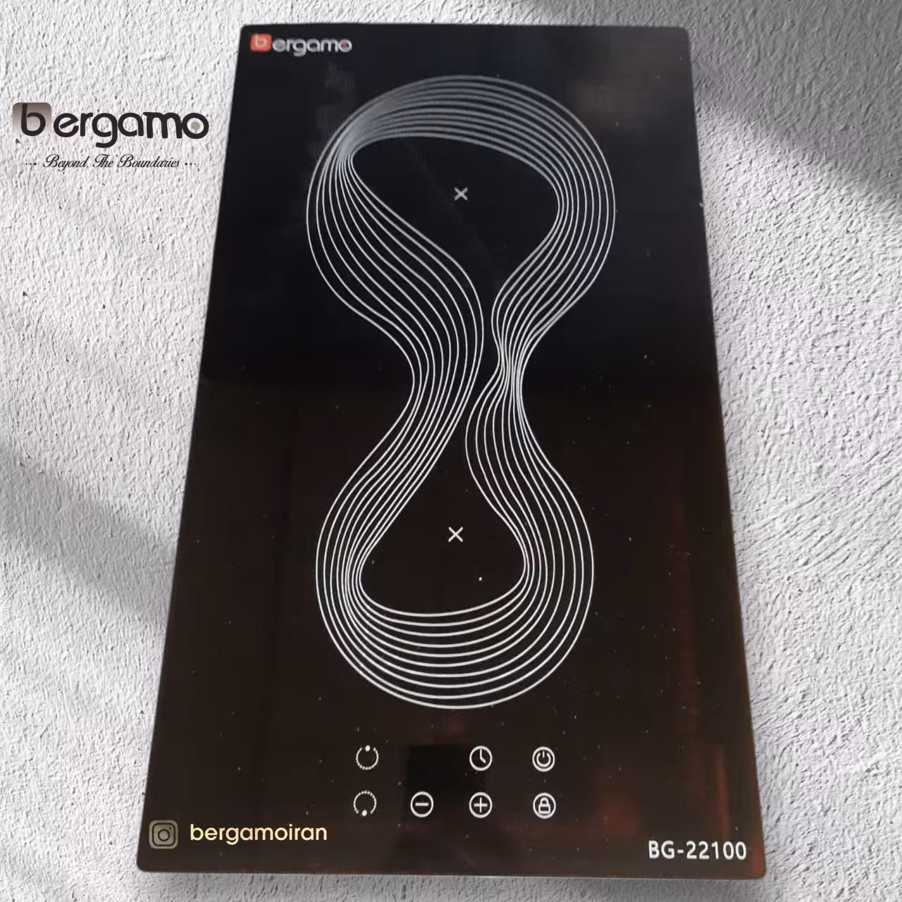 اجاق گاز دو شعله القایی برگامو کد 22100